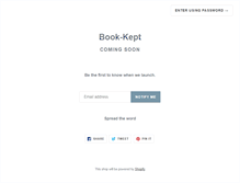 Tablet Screenshot of book-kept.com